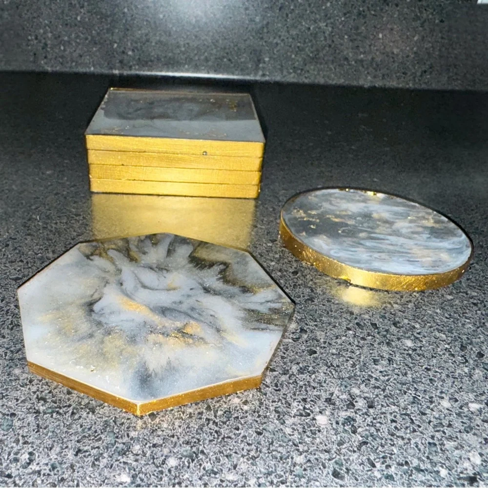 Handmade Marbled Coasters